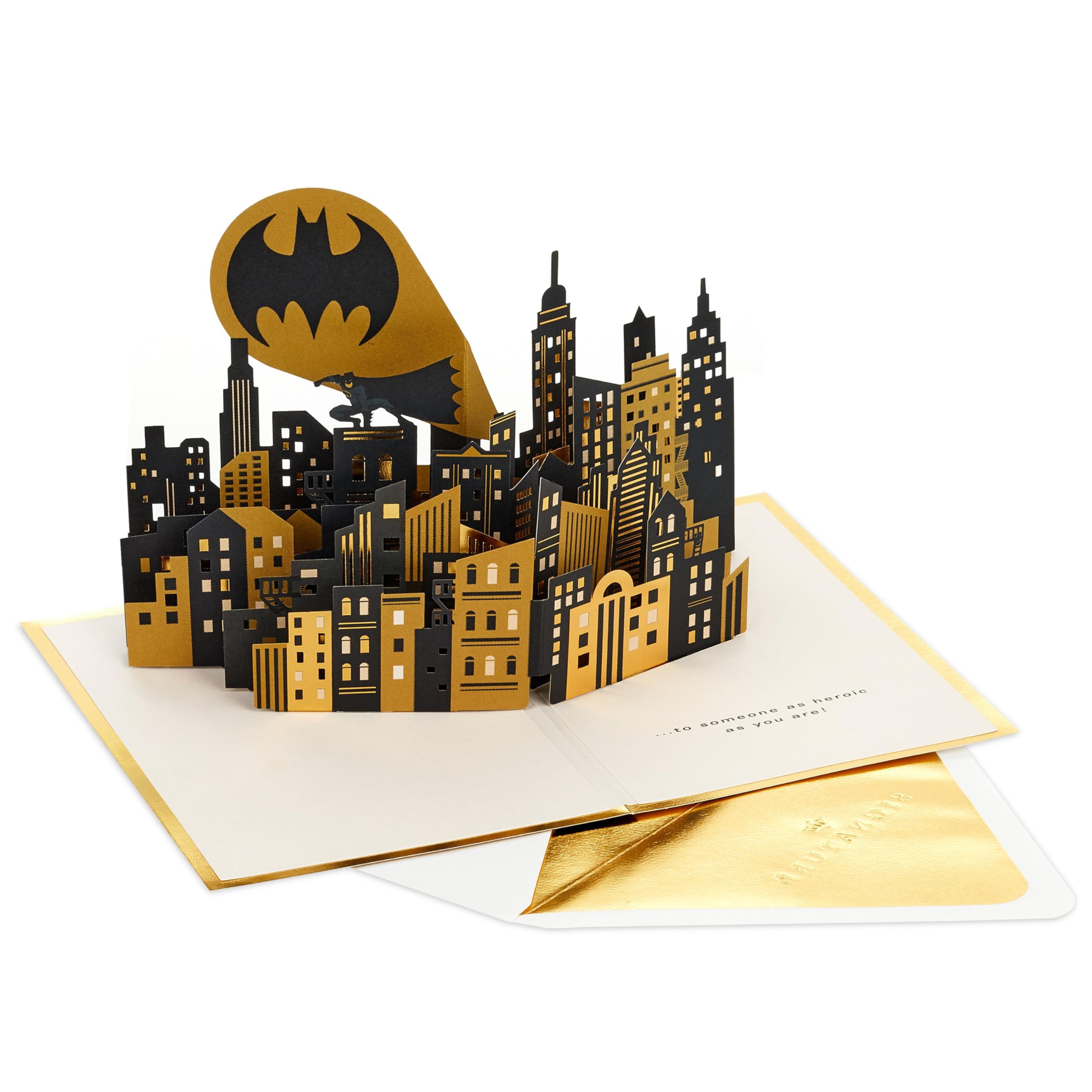 Batman Gotham City Birthday Thank You Card