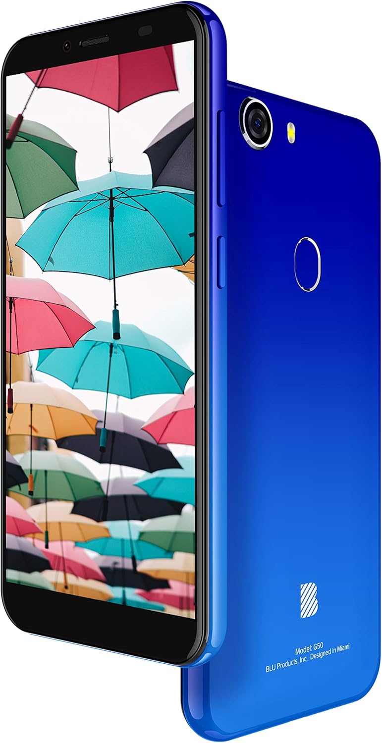 Top Brands BLU G50- 5.5” HD+ Display, 13MP Camera, 32GB+2GB RAM -Blue