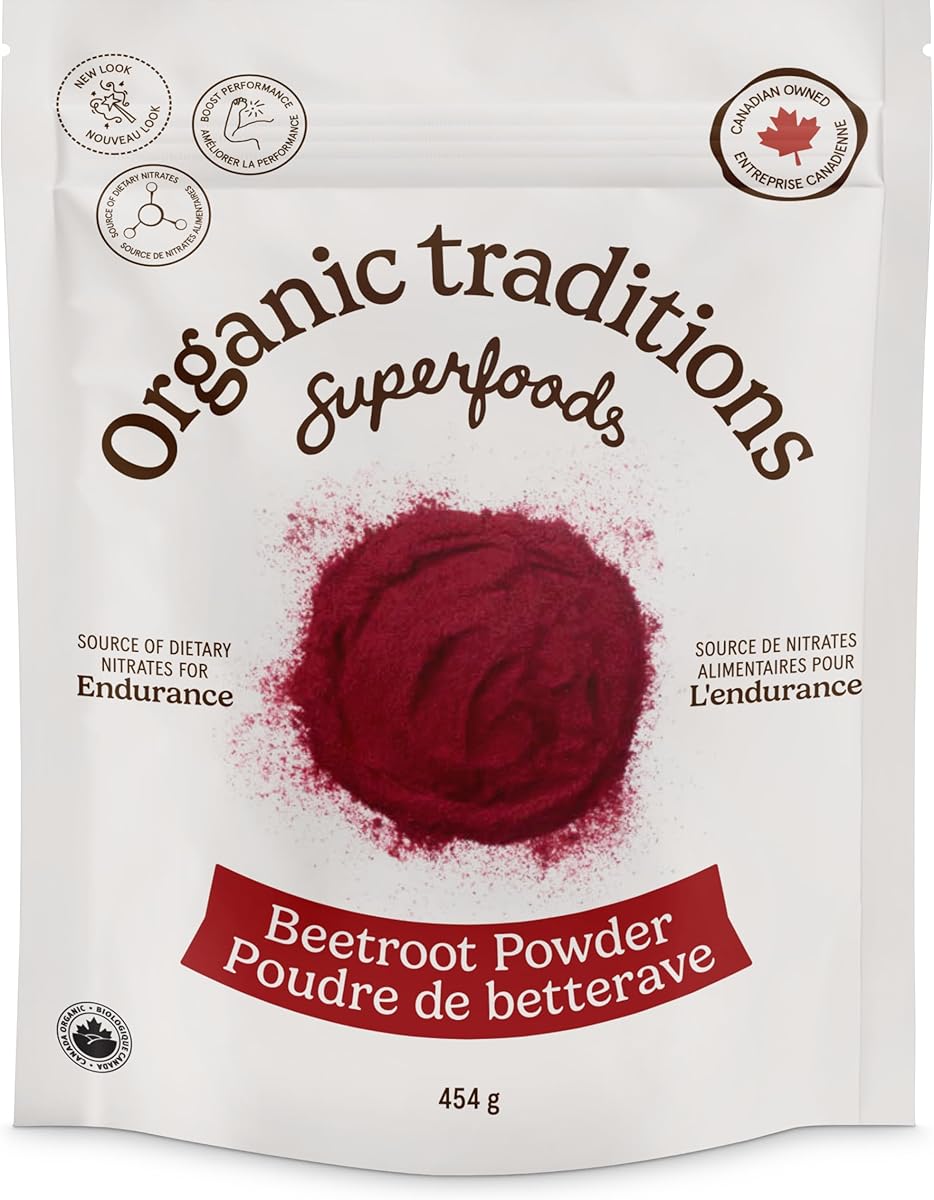 Organic Traditions Beetroot Powder, Organic Beet Root Powder, Vegan, Plant Based Superfood, Ideal for Smoothies
