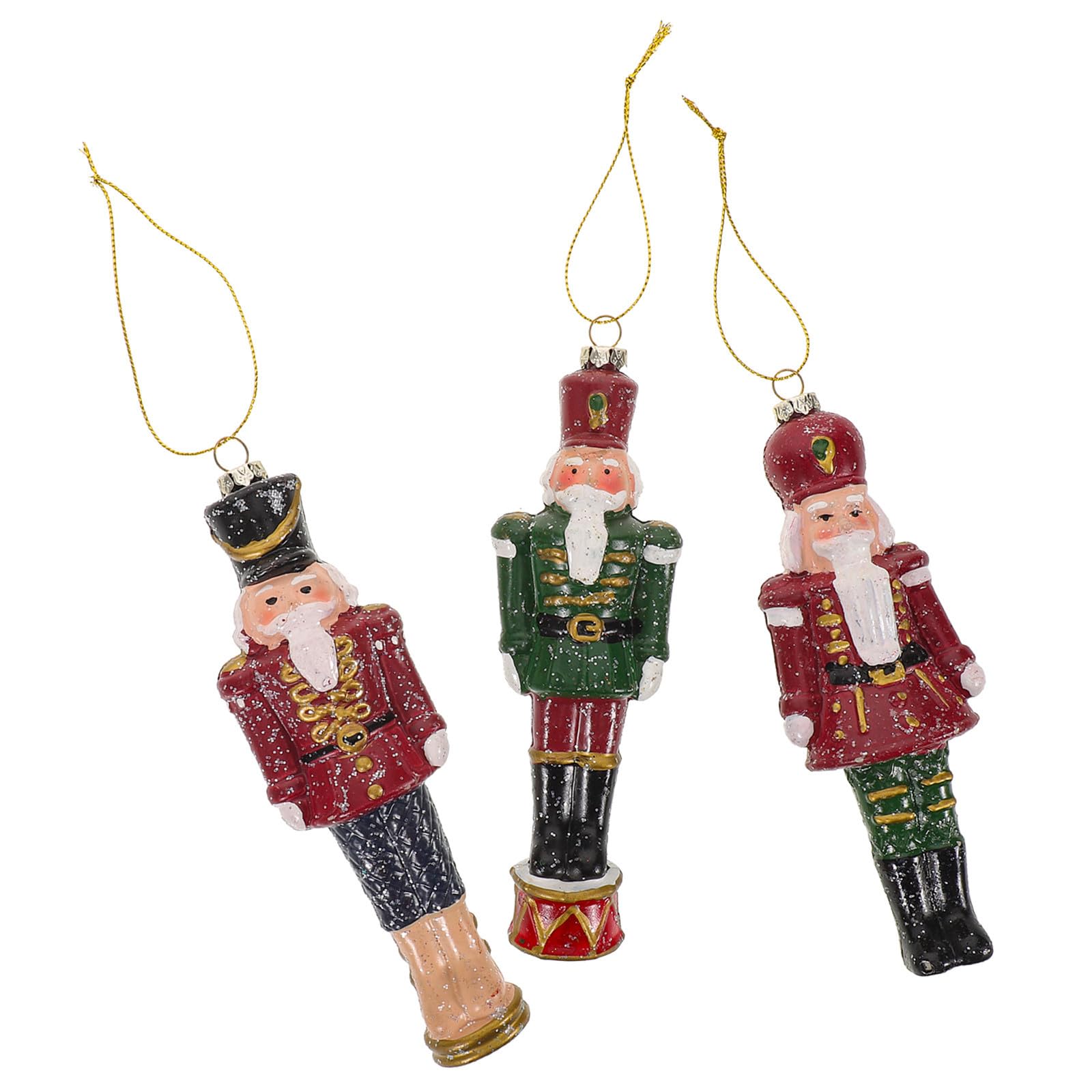 FRCOLOR 15 Piezas Cascanueces Colgante de Plástico para Árbol de Navidad,