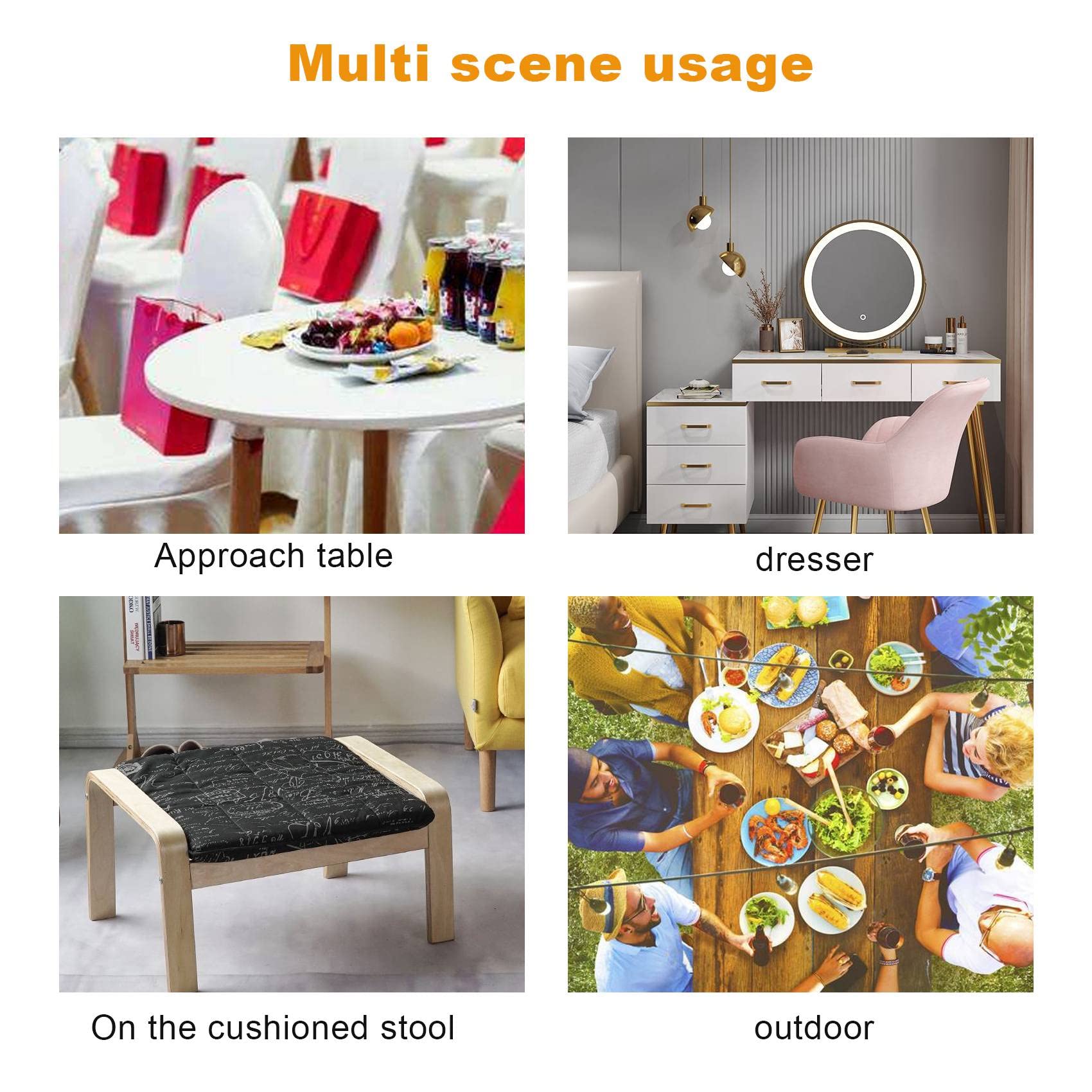 Plateau rond doré, plateau décoratif en métal pour coiffeuse, salle de bain, robe, laiton mat, 30 cm