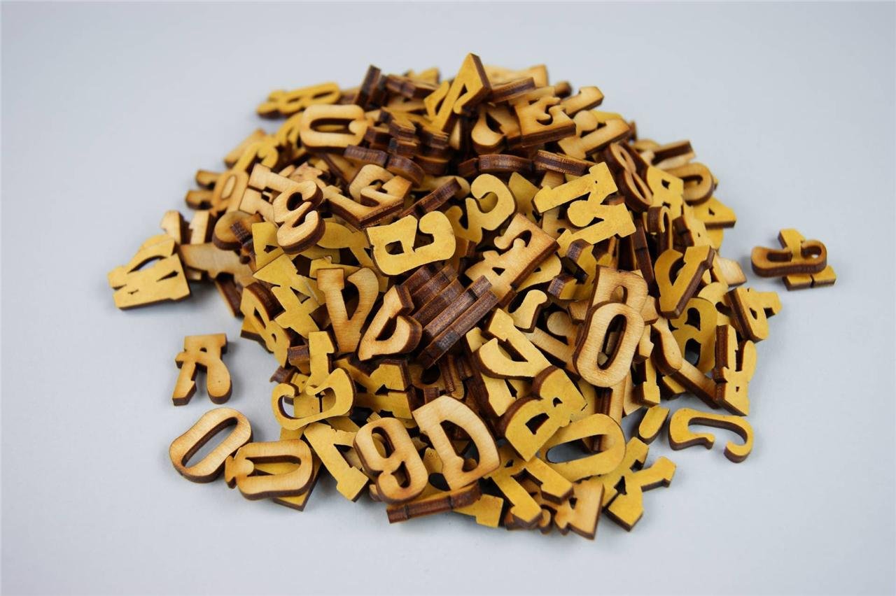 Cifre e lettere adesive colorate formato A4