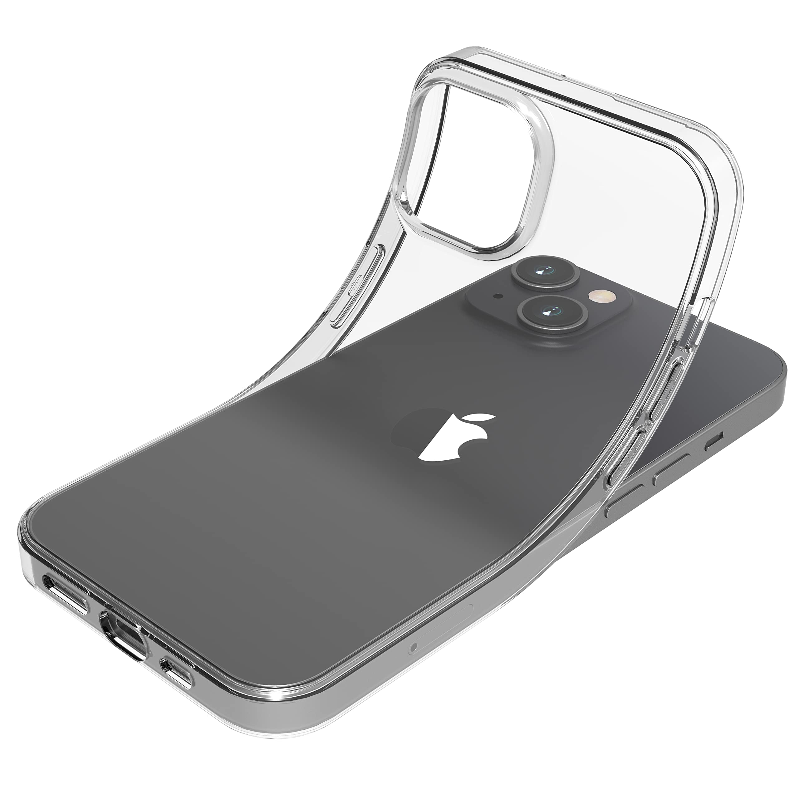 Coque De Protection IPhone 14 Plus, Transparente TPU Angle Renforcé
