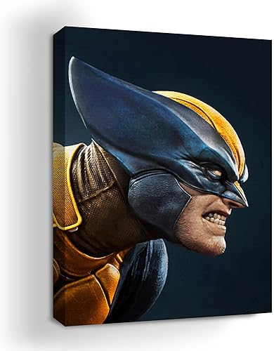 Miniatura 110 de MAVIS PRINT Dead Poool - Decoración de pared Marval de 12 x 16 pulgadas, impresión HD y marco de madera, decoración moderna de pared para Annt