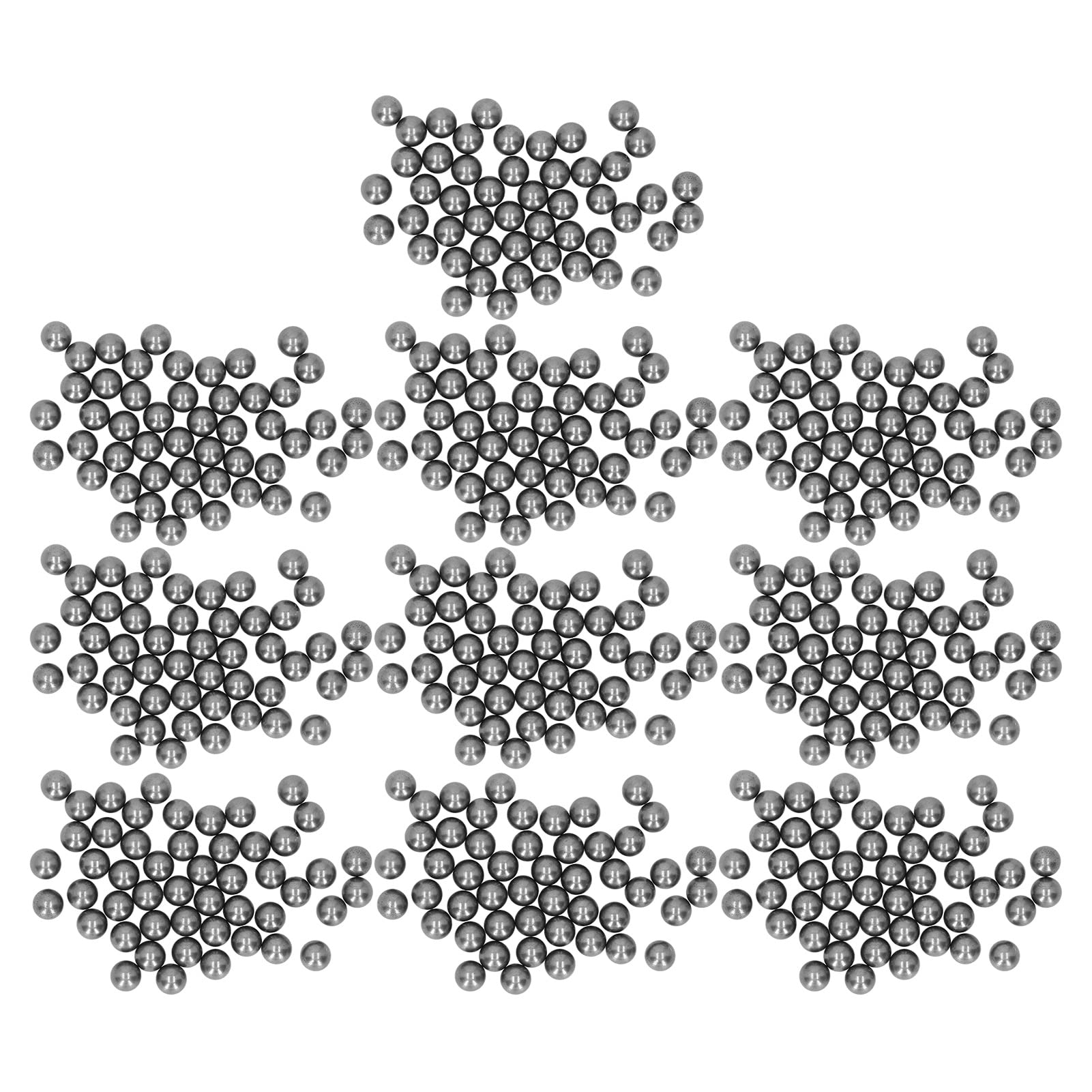 HERCHR Bola de Acero, 500 Piezas de Bolas de Acero de 8 MM Rodamiento de Bolas de Rodamiento de Bicicletas Sueltas Kit de Surtido de Bola de Acero de Rodamiento para Accesorios de Rodamiento