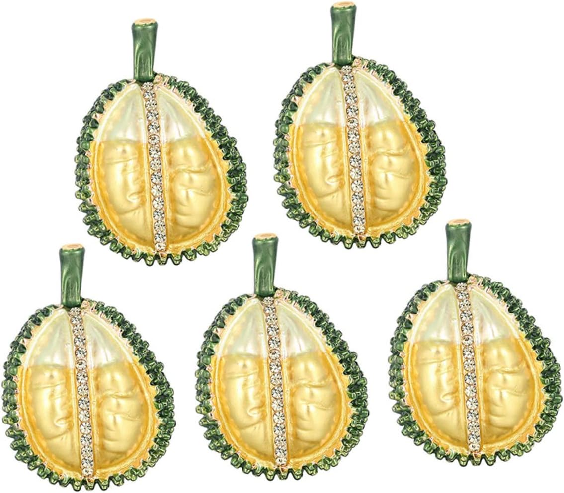 1pack Cute Fruit Brooches Creative Alloy Decoration for Clothes Backpacks and Hats for Boys and Girls and Adults Lightweight and Accessories