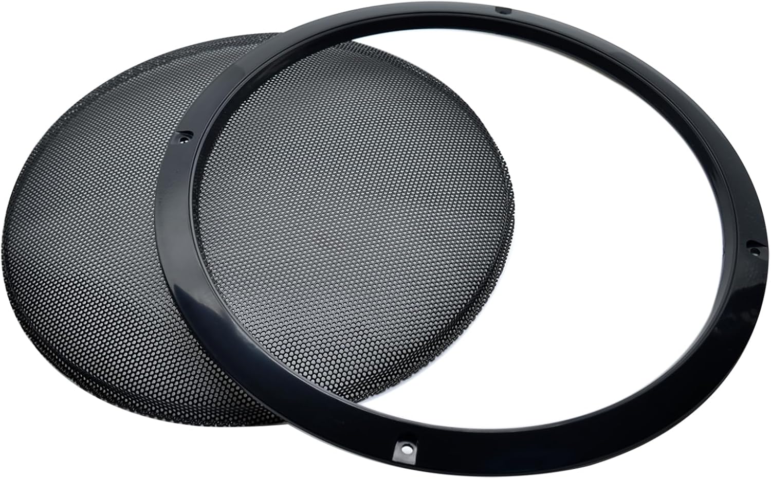 2 Pcs 10 Inch Metal Mesh Speaker Grills Covers Subwoofer Grill Protective Case with Mounting Screws for Home Audio Car Speaker (Black)