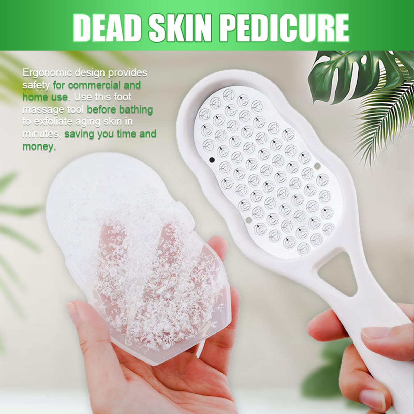 2024 - Raschietto per piedi in acciaio inox, per rimozione calli e pedicure, per rimuovere la pelle dura, raspa per piedi bagnati e asciutti (3 pezzi)