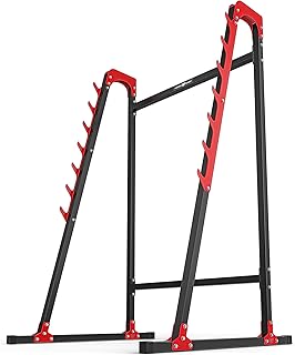 Marbo Sport Stojak na hantle stojak na ugięcia na kolana stojak na sztangę stojak Squat Rack MH-S204