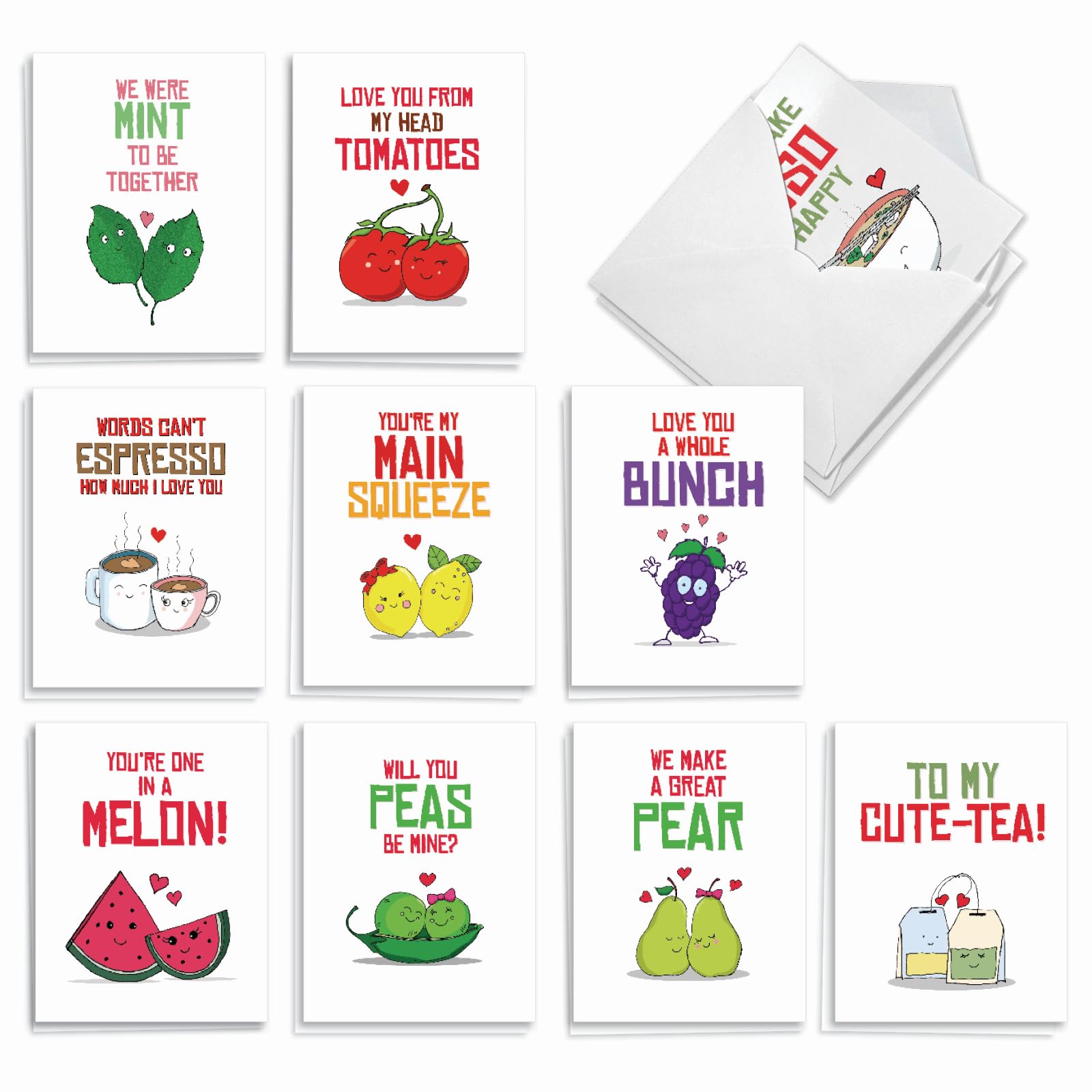 Best Card Co 20 Mini All Occasion Blank Assorted Notes AM5659OCB-B2x10