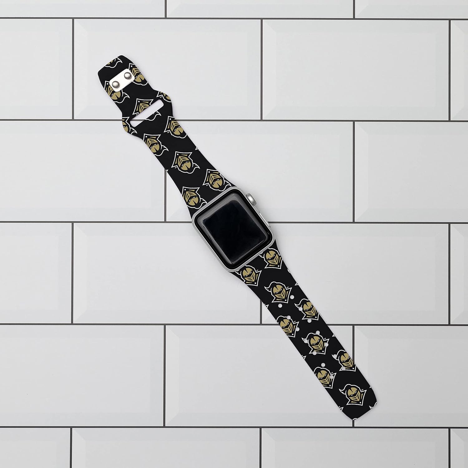 AFFINITY BANDS Central Florida Knights HD Combo Package Compatible with Apple Watch and AirPods Gen 1 & 2 (42/44/45/49mm (46mm Series 11) Long Repeating)