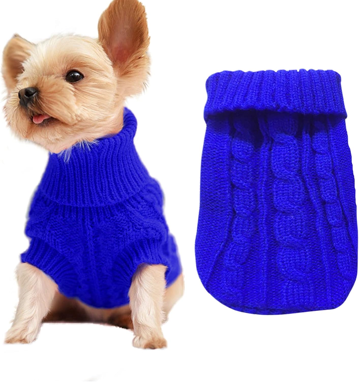 Dog Sweaters for Small Dogs, Pet Sweaters Classic Knitwear
