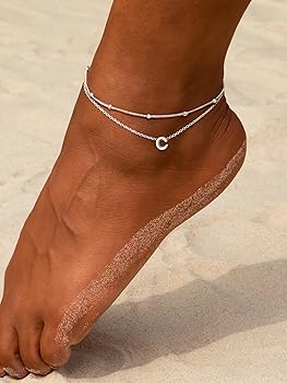 アンクレット chii Amazon.co.jp: ChicSilver 925スターリングシルバー イニシャル