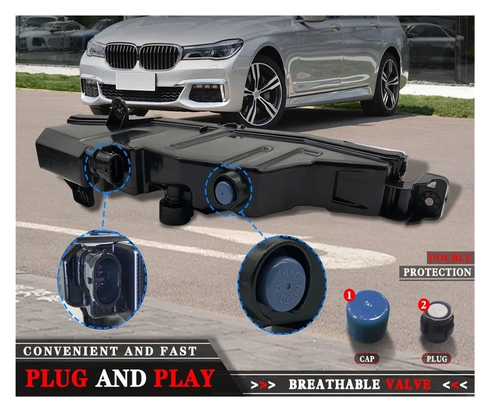 Do BMW 7, G11 i G12 (2016-2019): reflektor przeciwmgielny, światła do jazdy dziennej (DRL)