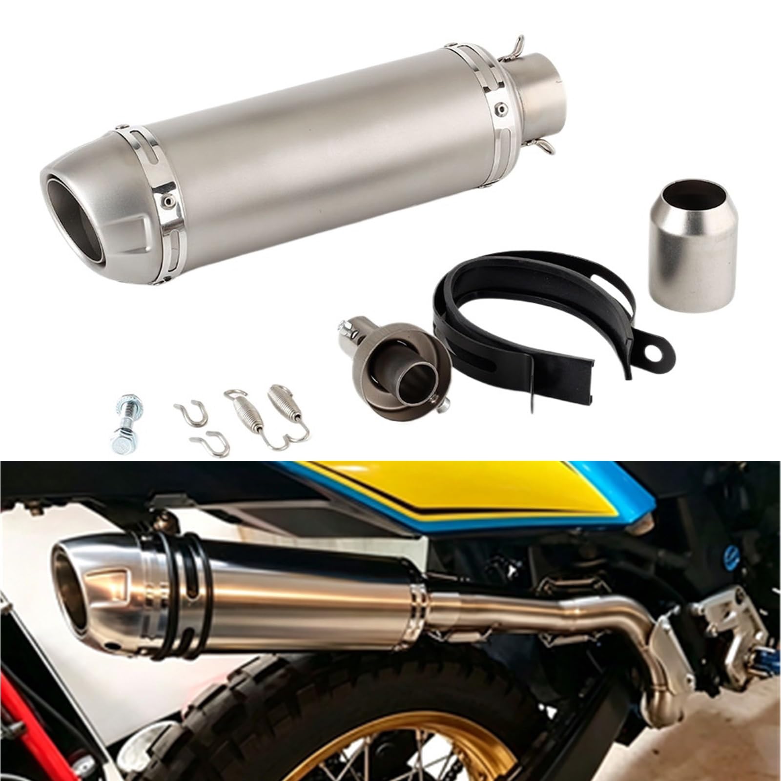 Parte di scarico Silenziatore Di Scarico Moto Per Yamaha Per Suzuki