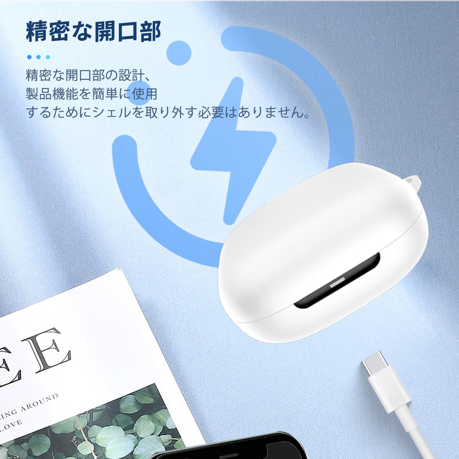 Amazon.co.jp: For Shokz OpenFit 2+/Shokz OpenFit 2 用 ケース