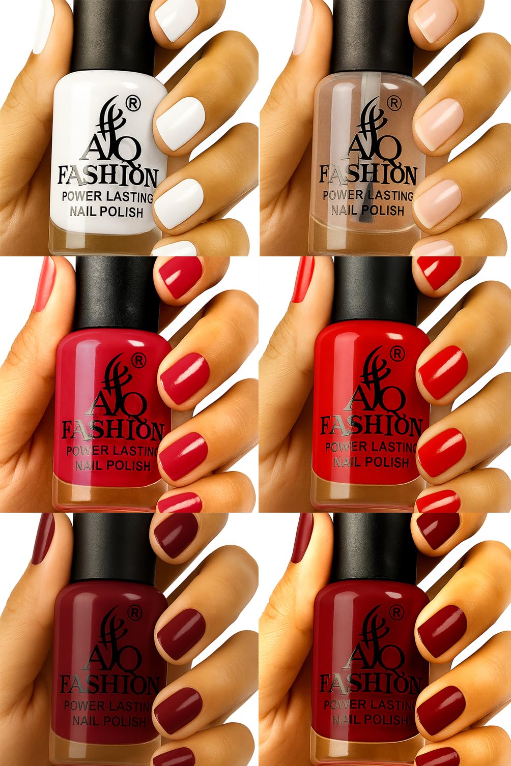 AQ FASHION New Unique Color Rich Gel Nail Paint HD Shine Pastel Color Combo Set CV2 (COMBO-SET- 9)-image-32