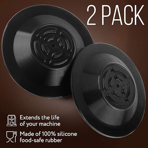Miniatura 5 de IMPRESA Accesorios para máquina de café expreso, disco de limpieza a contracorriente, paquete de 2, 2.126 in, compatible con Breville Duo-Temp Pro,