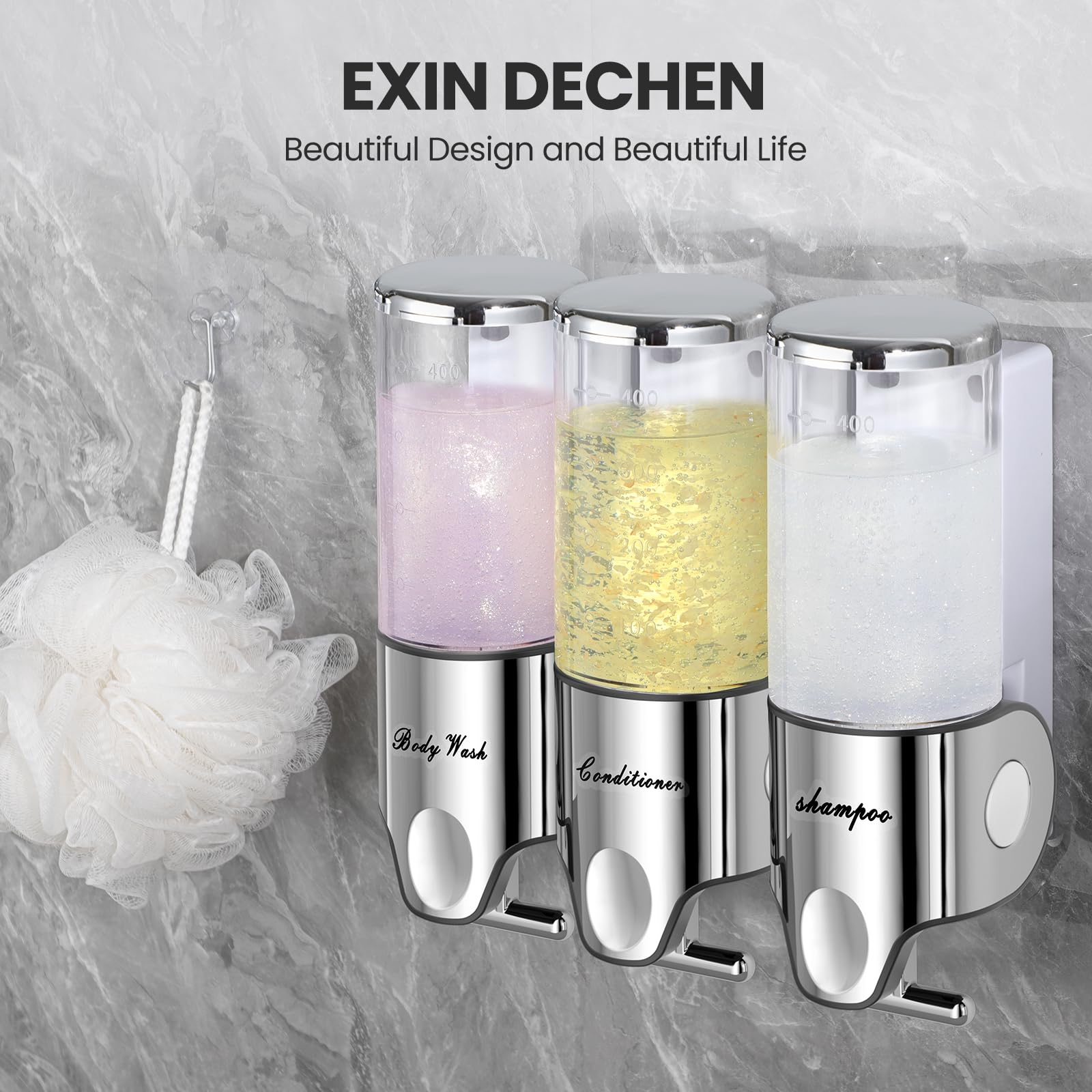 Amazon.com: Shampoo and Conditioner Dispenser,Dispensers for The