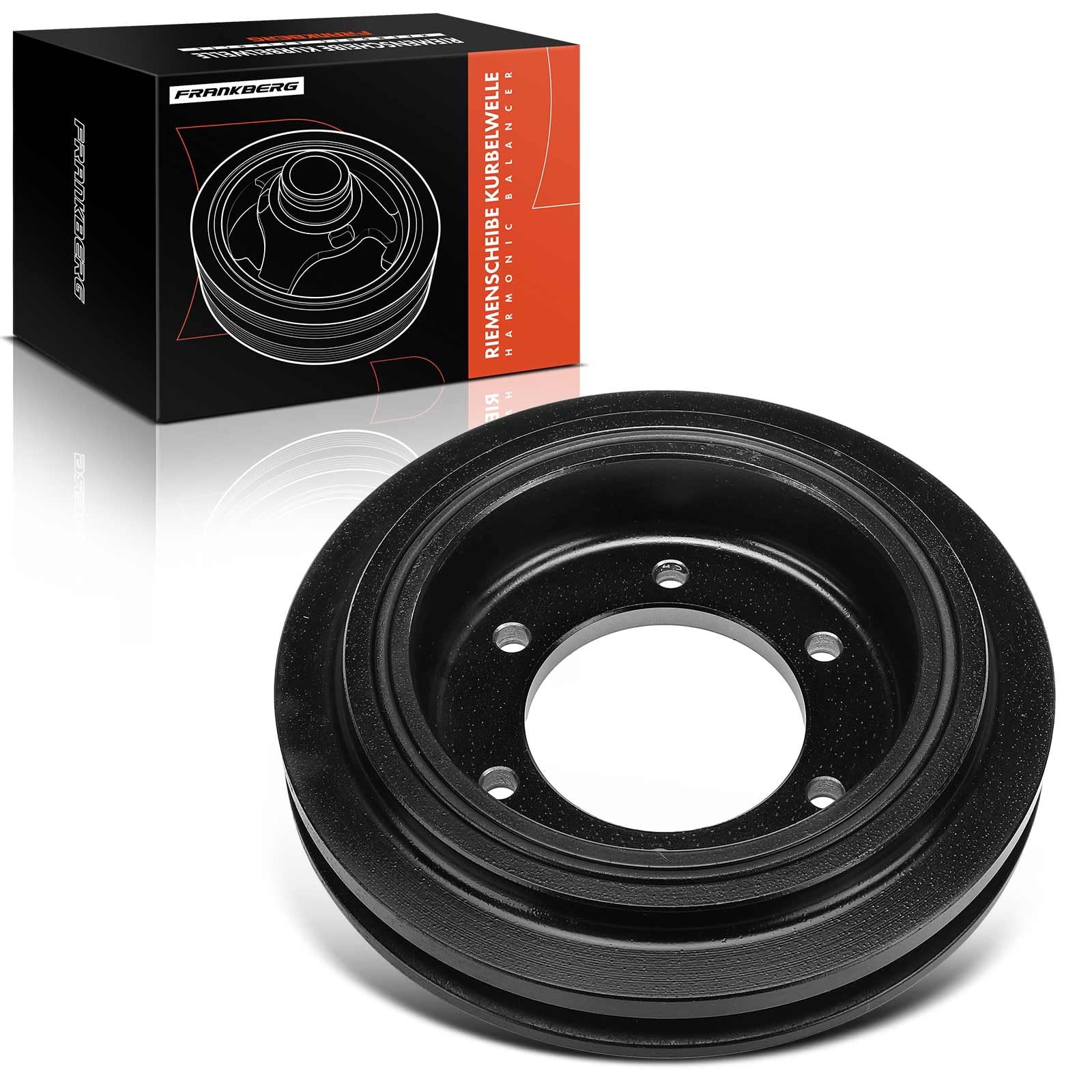 Frankberg Pulley Crankshaft Compatible with Land Cruiser 80 J8 4.2L 1990-1997 Replace# 1340717010