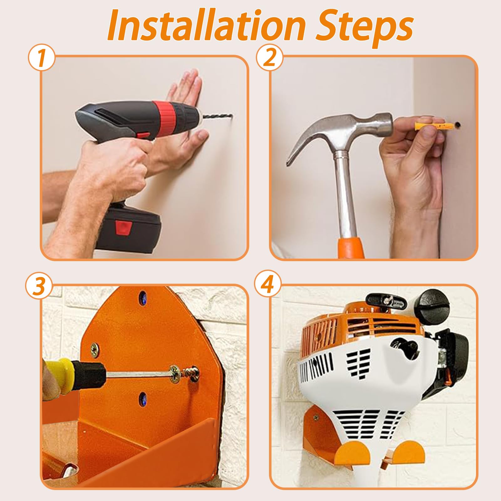 Amazon.com: Gabasinover Heavy Duty Garage Organizer Wall Hanger