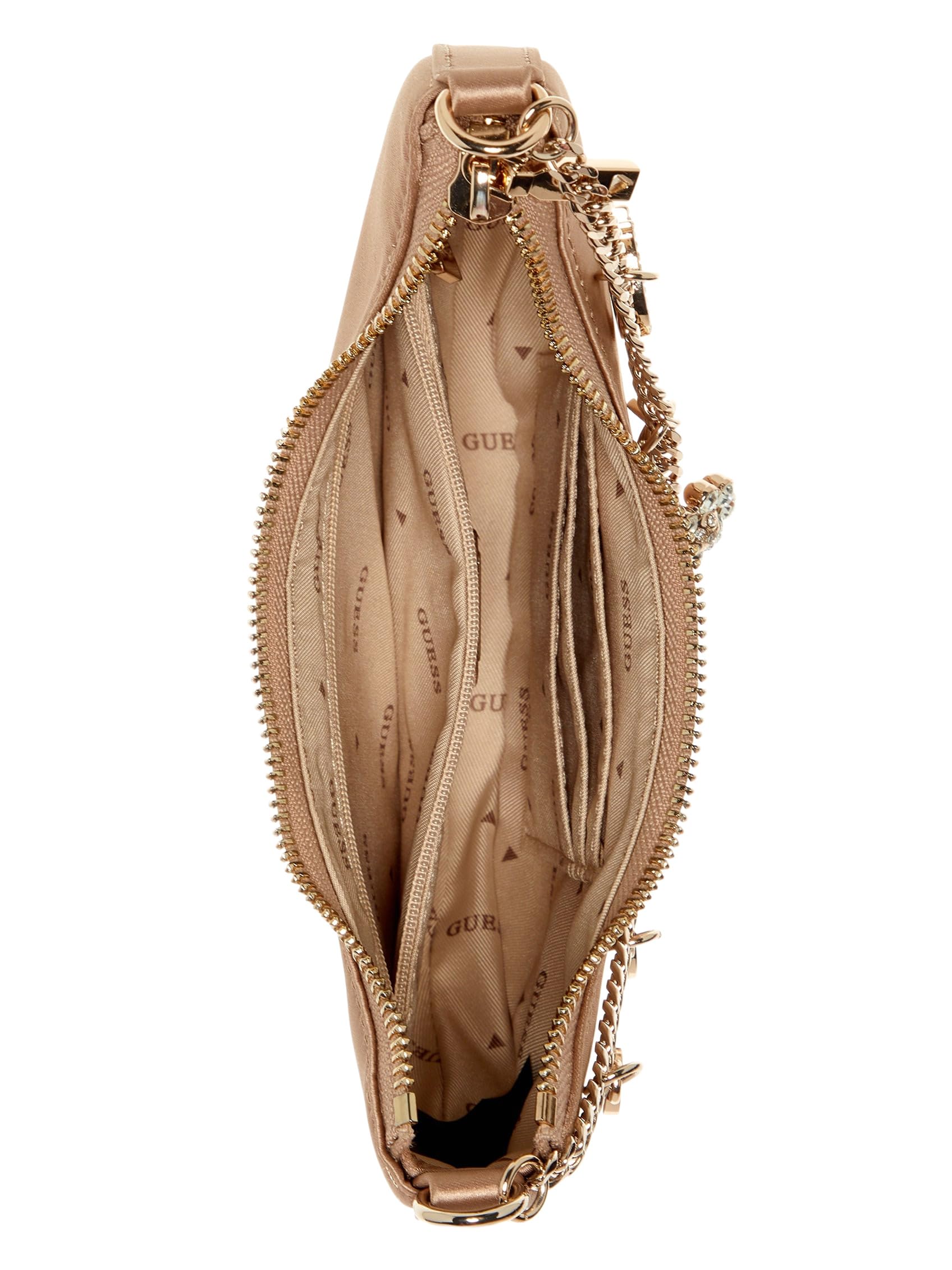 GUESS TORBA TASMIN MINI SHOULDER BAG DAMSKA KAWA JASNA ES993172-CHA