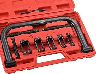 ATPEAM Auto Valve Spring Compressor C Clamp Tool Set Service Kit Suitable for Motorcycle, ATV, Car, Small Engine Vehicle Equipment