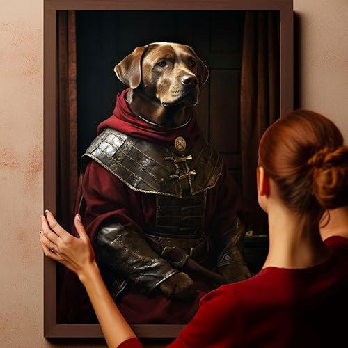 Miniatura 91 de Thuan Chow Chow Retrato de mascota con disfraz real de perro en un disfraz retrato de perro con vestimenta Retrato medieval de mascota retrato