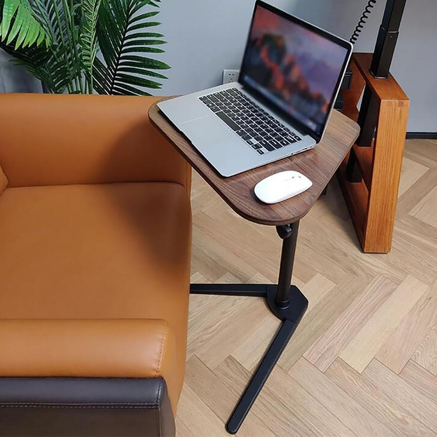 Lifting Computer Desk, Multifunctional Portable Small Side Table, for Sofa, Bedroom, Living Room, Adjustable Sturdy TV Tray Table (H55~83cm)