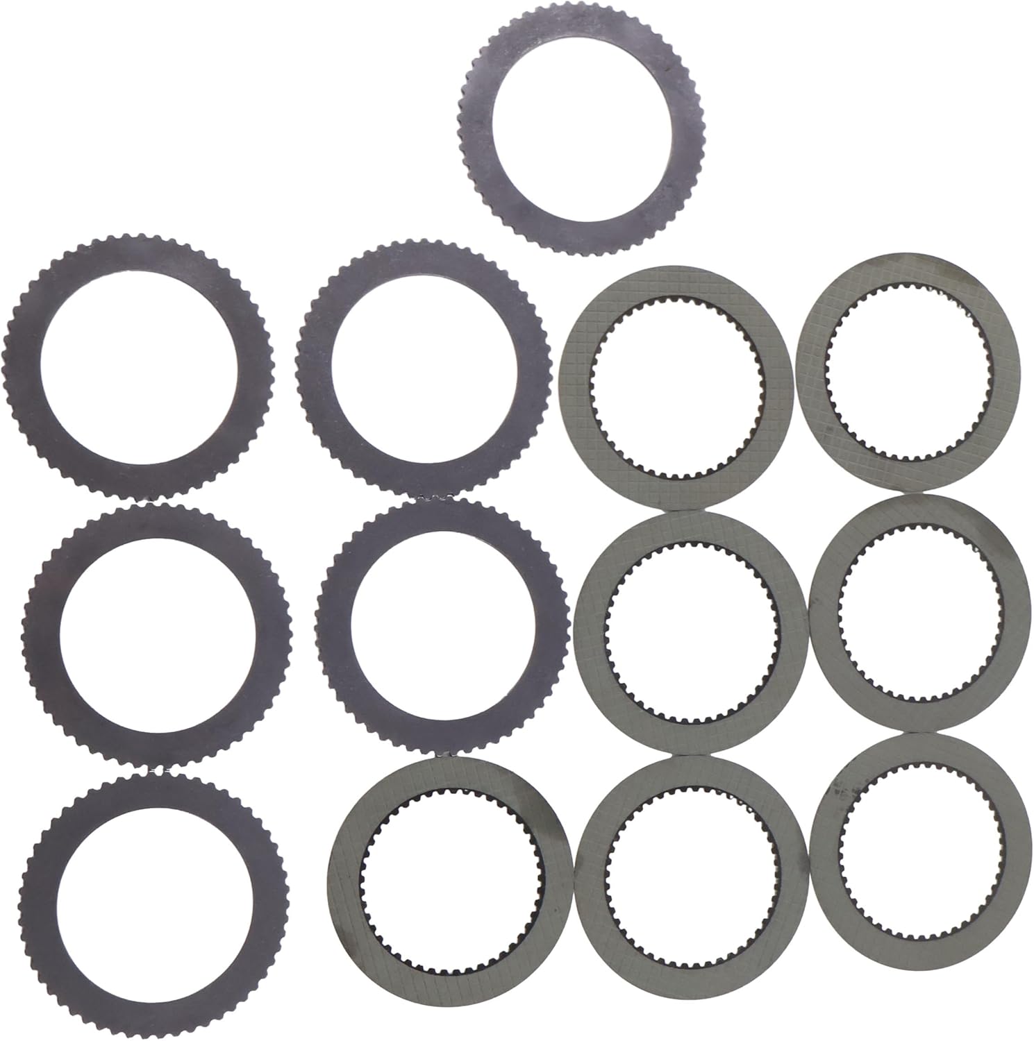 Power Shuttle Friction And Counter Plates Set 7X D70672 6X D50083 Compatible With Model 350 350B 480C 480D 480E 480E 480F 580C 580D 580E 580K 580SE 584C 584D 584E 585C 585D 585E 586C 586D 586E