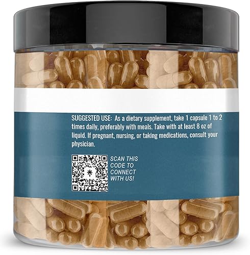 Miniatura 4 de Earthborn Elements Resveratrol 200 cápsulas, puro y sin diluir, sin aditivos