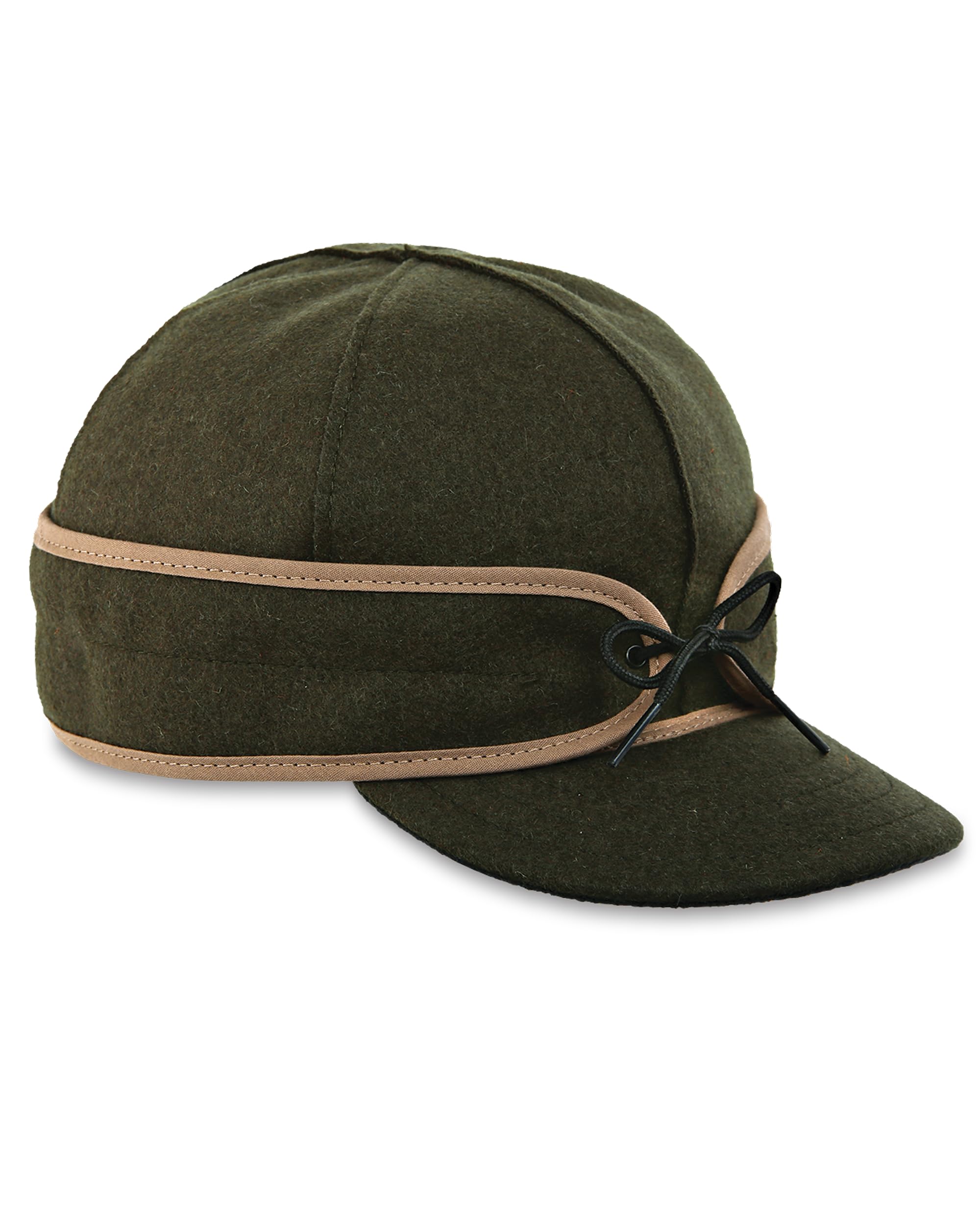 Stormy Kromer Original Kromer Cap - Winter Wool Hat with Earflap Olive