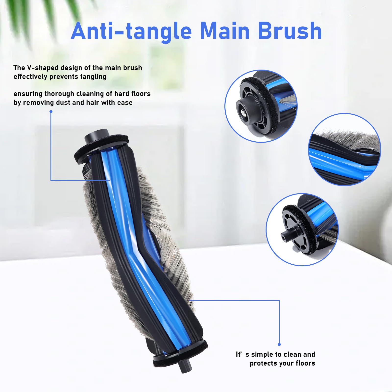 Kit Accessori Ricambio Per Ecovacs Deebot N10 E N10 Plus – 7 Pezzi: Spazzola, Filtri HEPA, Spazzole Laterali E Panni - 2