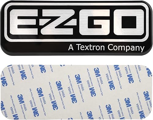 Miniatura 3 de Roykaw EZGO RXV - Placa de identificación frontal para carrito de golf para modelos eléctricos y de gas 2008 en adelante, reemplaza al OEM # 606405