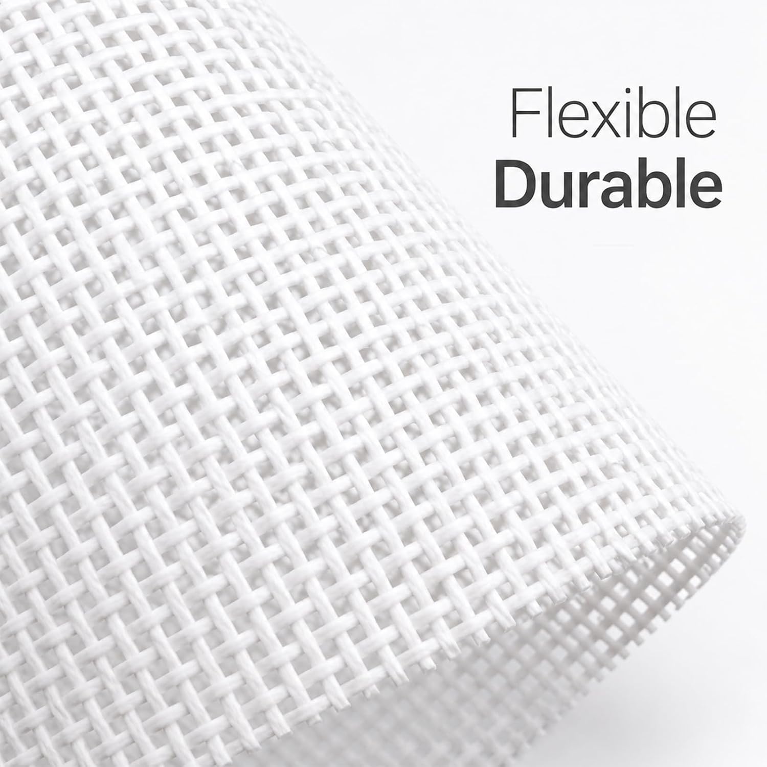 Blank White Cotton Needlepoint Canvas for Embroidery & DIY Crafts