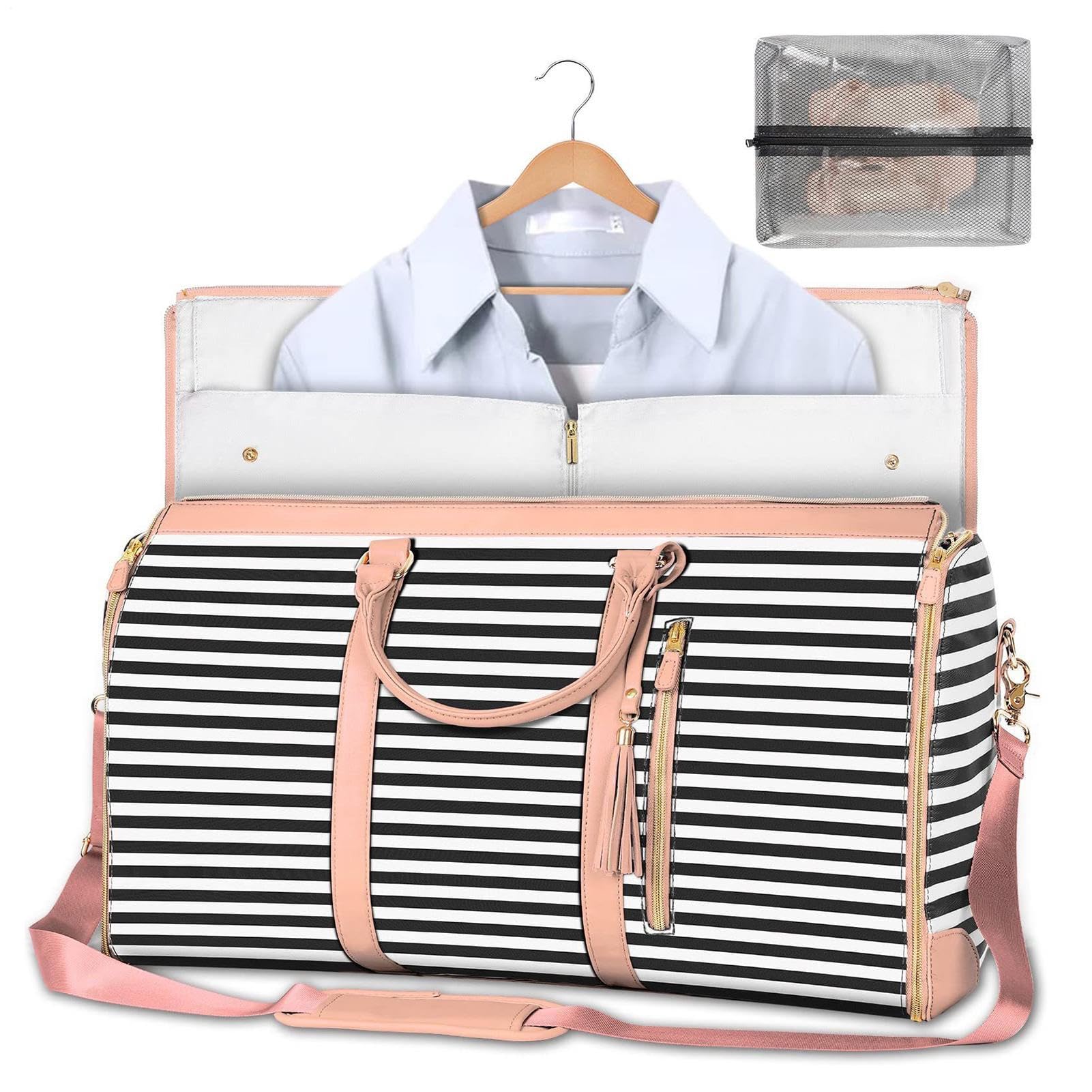 Bolsas de Viaje, Equipaje de Mano, Bolsas de Fin de Semana de PU con | Compartimento para Zapatos, Bolsas de Fin de Semana para Mujer, Bolsas Grandes para , Bolsa de Viaje, Bolsa de Viaje, para