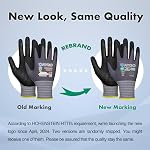 KAYGO MicroFoam Nitrile Gants de travail enduits pour hommes, tricot sans couture Nylon