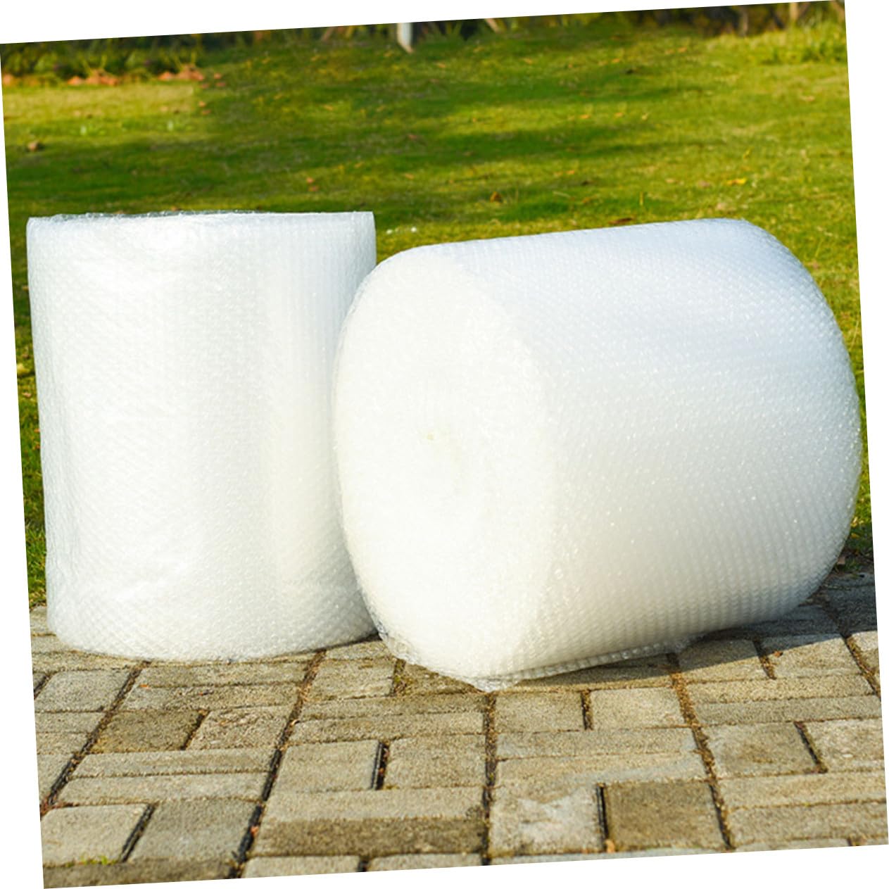 MAGICLULU Rollo Material Reforzado para Embalaje Grueso de Película de Burbujas que Previene Daños de LDPE Adecuado para Transporte y Embalaje de Cristalería y Electrónica
