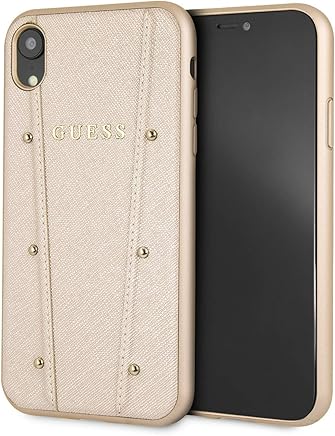 GUESS Carcasa iPhone XS MAX Coleccion Kaia Dorada GUESS Carcasa iPhone XS MAX Coleccion Kaia Dorada