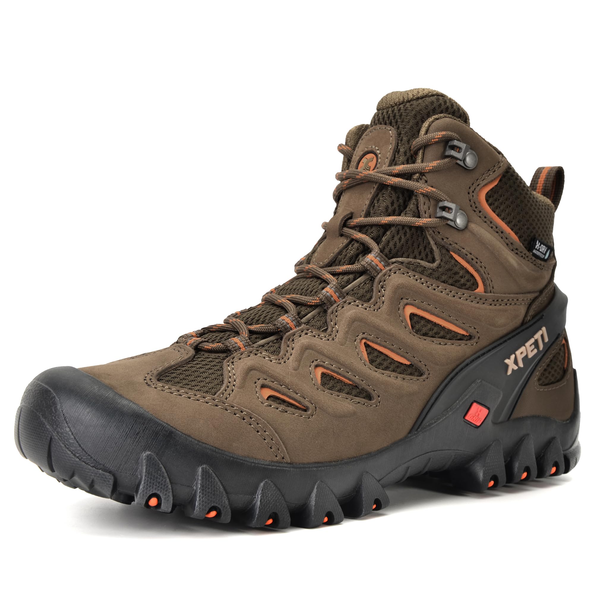 mens brown hiking shoes