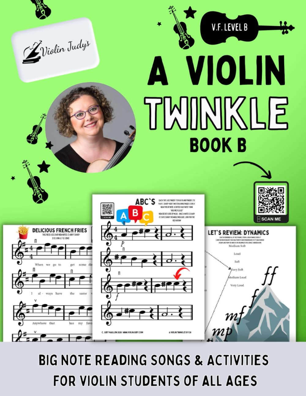 A Violin Twinkle Book B: Learn to read music and play violin! (Very Fun Violin)