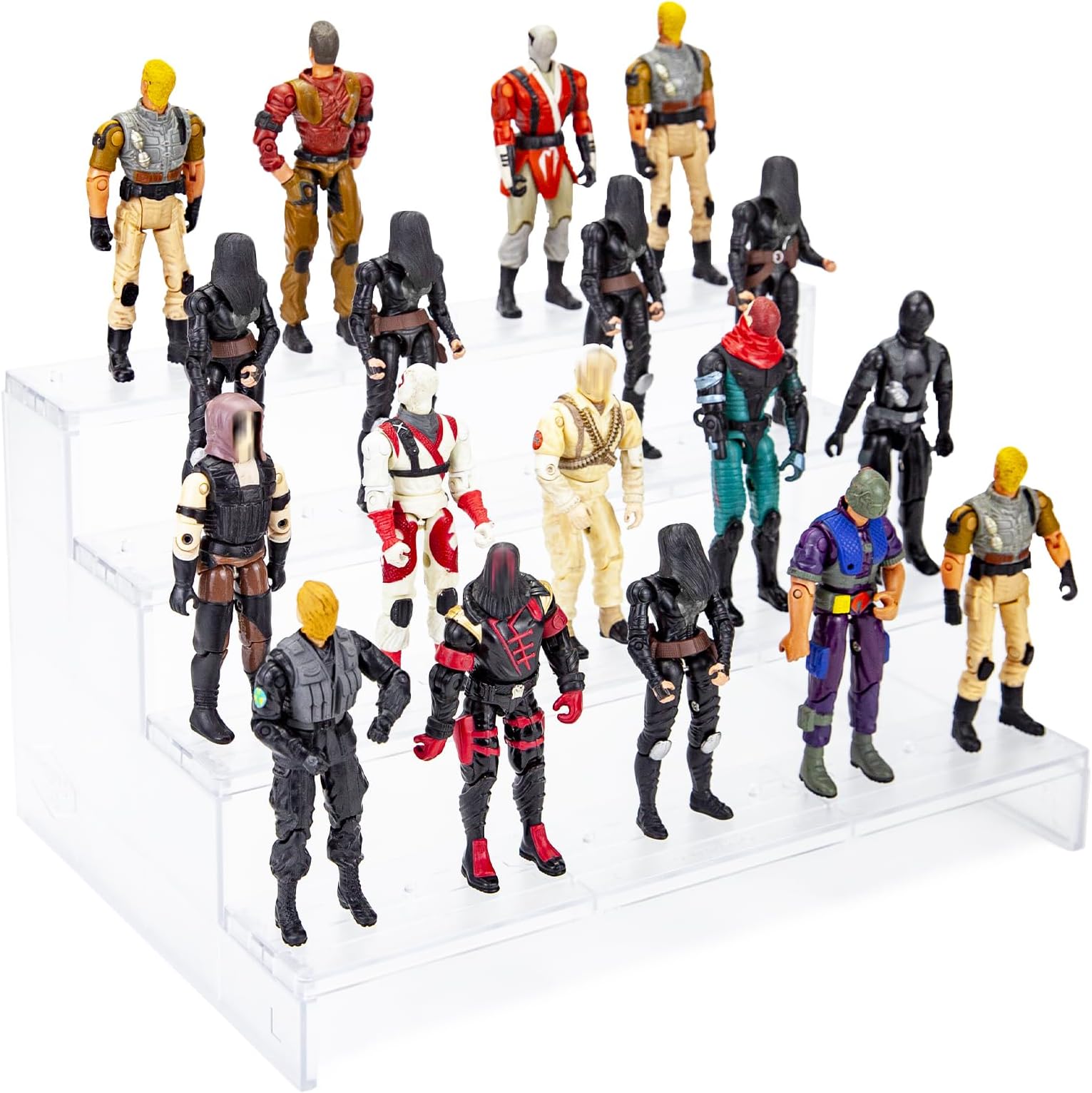 Amazon.com: NC EBCO Acrylic Riser Display Shelf,3.75 inch Clear Action ...