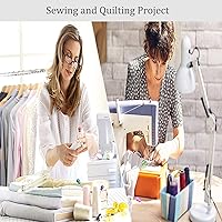 Vista 4 de 200 alfileres de costura, alfileres rectos con alfiler de cabeza perlado de calabaza, alfileres de costura largos de 2.2 pulgadas para tela