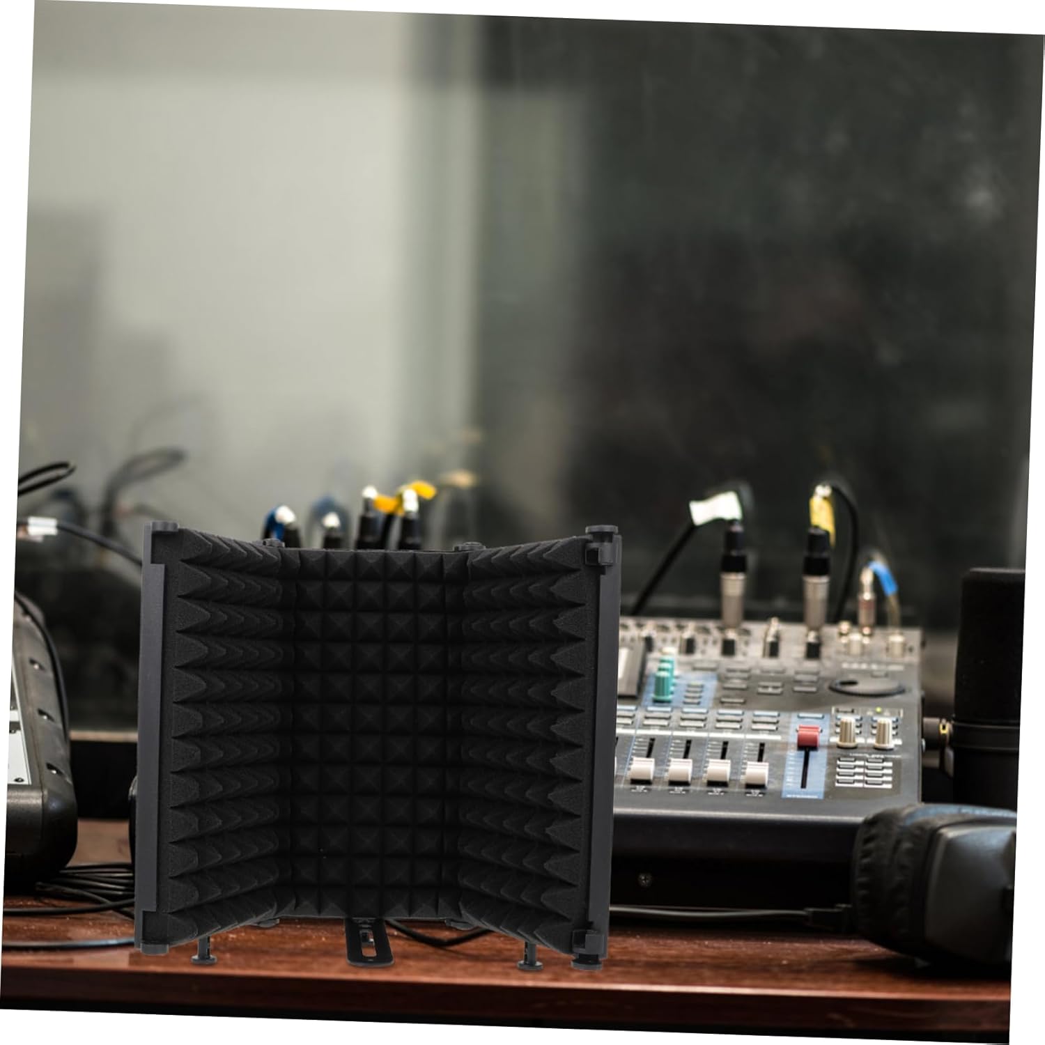 Mic Windscreen Cover Microphone Filter U-shaped Microphone Accessory Noise Reduction