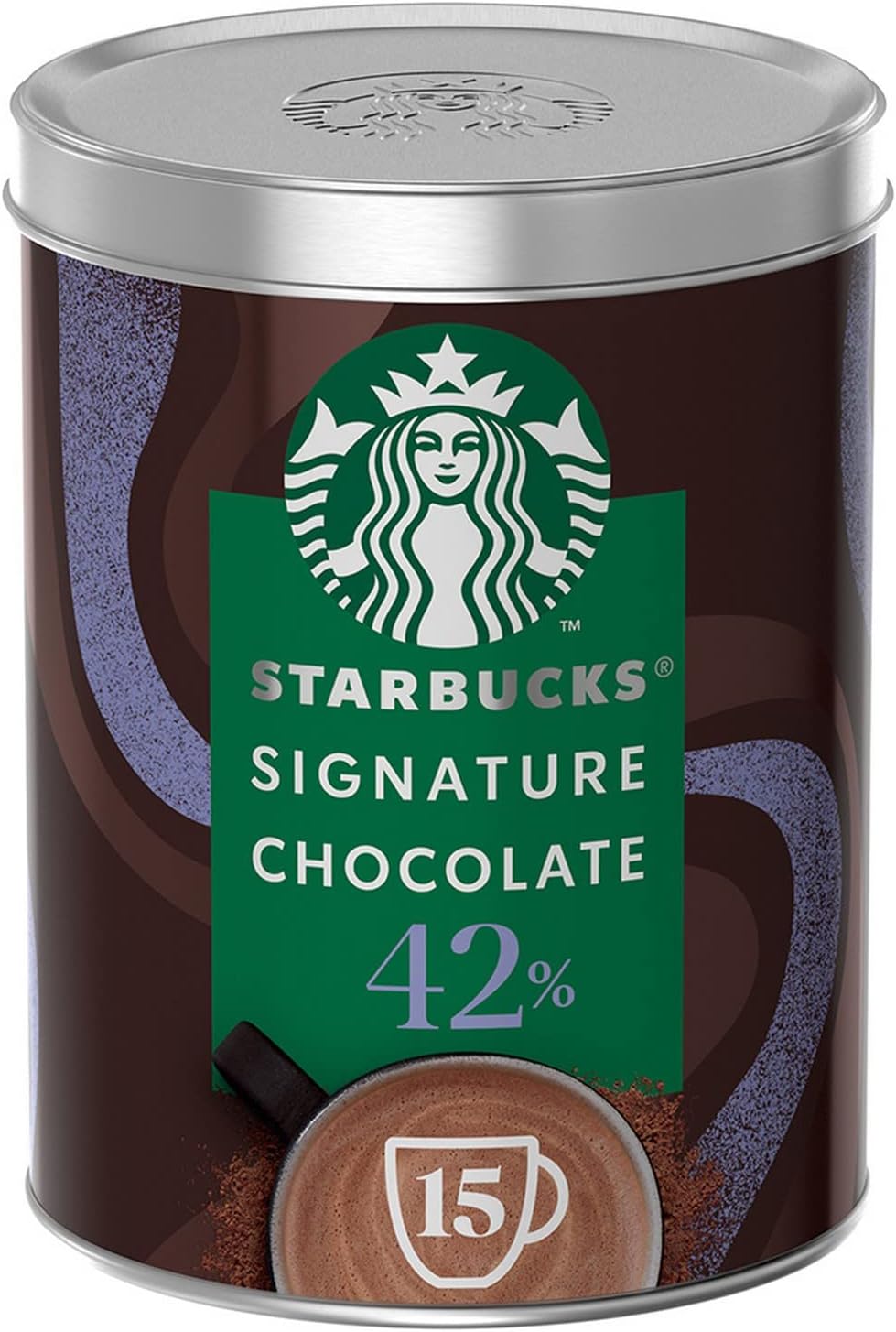Starbucks Signature Chocolat en Poudre 42% Cacao - 330g: Un Goût Riche et Intense