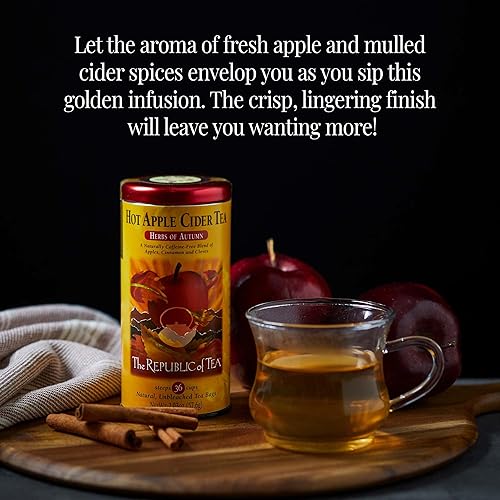Miniatura 3 de The Republic of Tea Tés de otoño favoritos de edición limitada, paquete de té de calabaza y sidra de manzana caliente, 50 y 36 bolsas de té