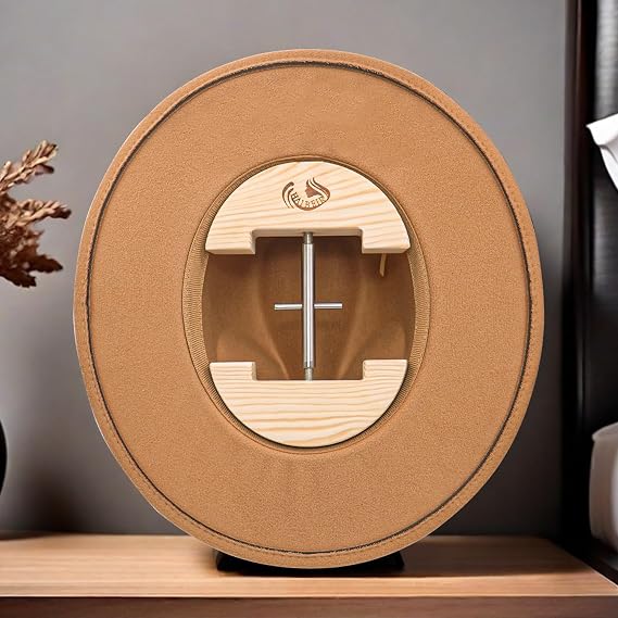 Wooden Hat Stretcher-Updated Adjustable Buckle Heavy Duty-Easy to Use-Large Size 7.28 to 9.84