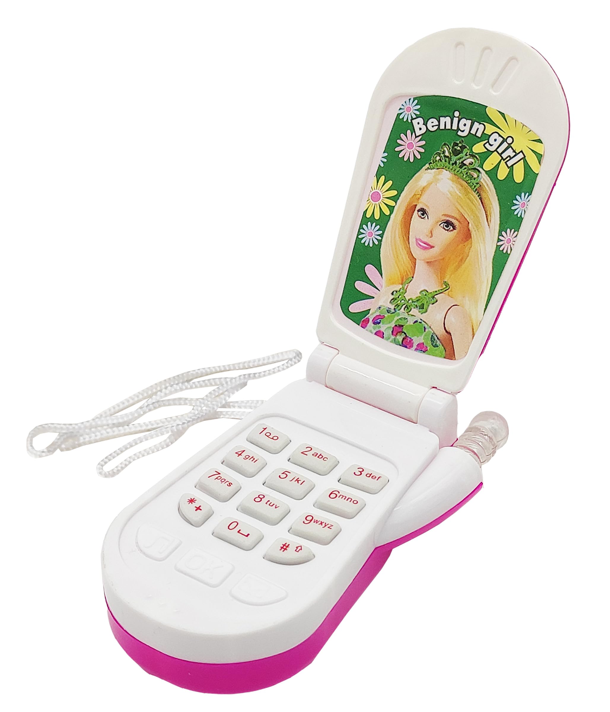 VGRASSP Flip Style Classic Design Musical Cell Phone Toy for Kids and Toddlers | Pretend Play Toy | with Music and Blinking Light | Open Flip Measurement - 14.5 X 5 X 2.5 CM (B0CQYRG2BH) Amazon Price History, Amazon Price Tracker