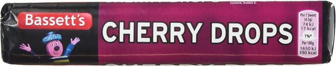 Bassetts Cherry Drops Roll (Pack of 20)