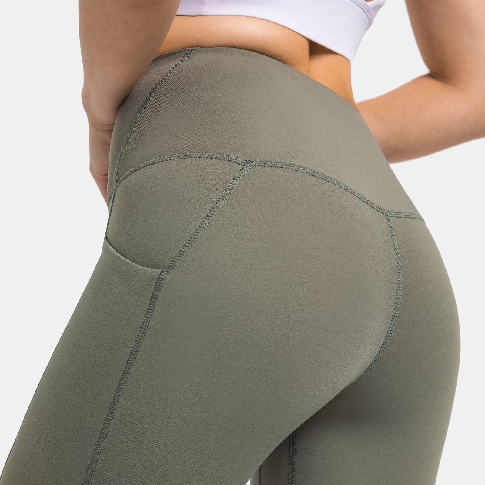Completo Yoga Donna Leggins Cotone Sportivi Lunghi Leggings Palestra Scrunch 3/4 Pantaloni Senza Cuciture Pantalone Vita Alta Pilates